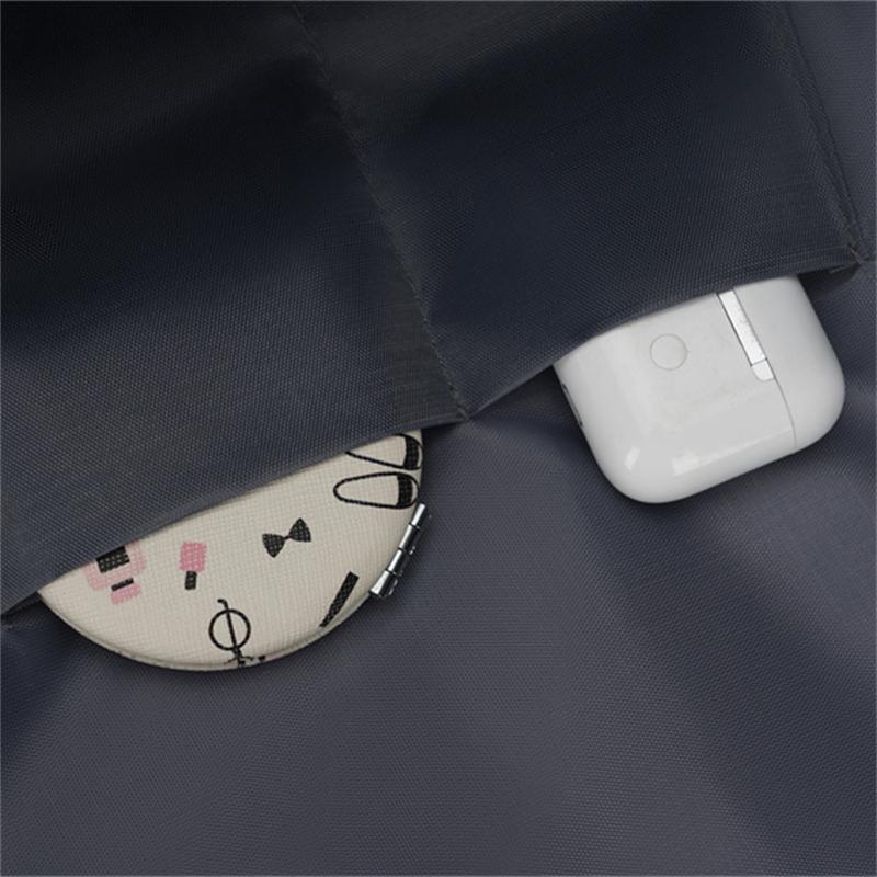 Цветной блок Оксфордский рюкзак Женский рюкзак в студенческом стиле Дорожная сумка розовый — фото 6