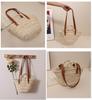 Stylish Corn Husk Woven Bag Fresh And Sweet Design Handcrafted Women's Bag Medium Size