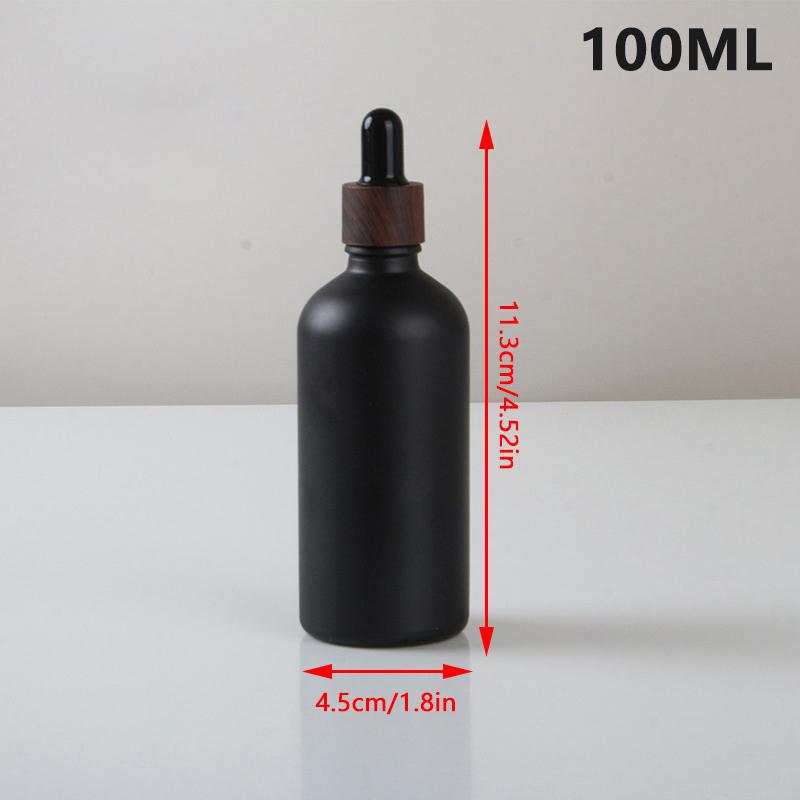 1PC 5-100ml Dropper Bottles With Scale Reagent Eye Drop Amber Glass Aromatherapy Liquid Pipette Bottle Refillable Bottles Travel