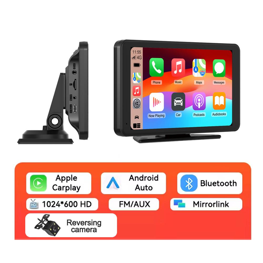 

Portable MP5 7 Inch Wireless Carplay Android Auto Car Radio Touch Screen Car Multimedia Player Bluetooth PhoneLink FM Radio