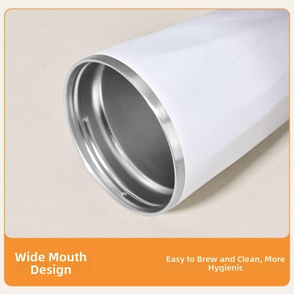 Creative Stainless Steel Thermal Mug 600ML Fashion Thermos Cup Outdoor Travel