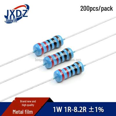 1/2W 1% Metal Film Resistors: 1R, 2R, 2.2R, 2.4R, 3R, 3.6R, 4.7R, 5.6R, 6.8R, 7.5R, 8.2R.