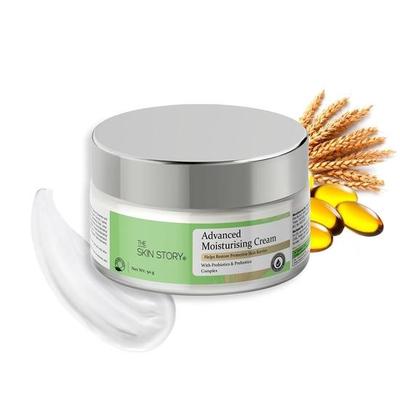 The Skin Story Advanced Repair Moisturizing Cream | Light Weight | Hydration & Nourishment | Non Oily | All Skin Types | 50g
