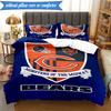 Chicago Bears  3pcs Bedding,Including 1pc Duvet Cover And 2pcs Pillowcases Perfect for Christmas,Ideal for Bedroom, Dormitory
