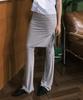 Rustic Levery Rope Rouge Layered Skirt Pants [Gray]