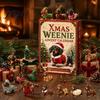 Feiertagsritual Countdown 2026 Dackel Adventskalender, 24 Tage Hunde-Sammlerstücke Überraschungen mit festlicher Wohndeko Welpen Acrylfiguren für