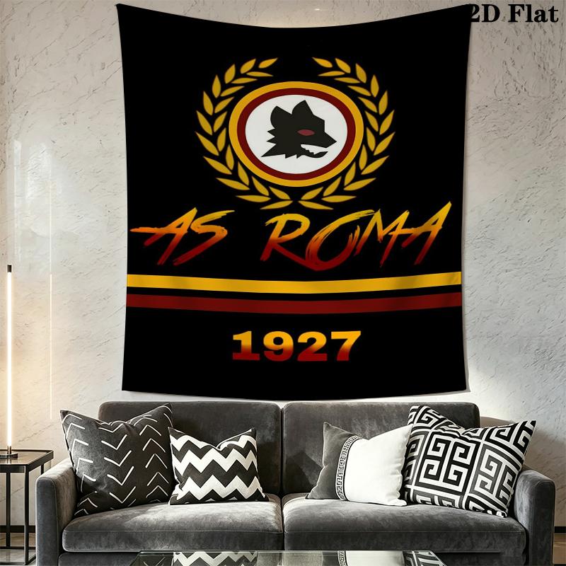 A.S Roma Wall Tapestry Aesthetic Wall Hanging Printed Fabric Blanket Decorative Tapestries for Bedroom Living Room Home Decor