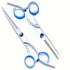Professional Stainless Steel Haircut Scissors - Texturizing & Thinning Shears for Barbers, Salons & Home Use - Ideal for All Hair Types