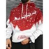 Herren 3D Weihnachtsmann Aufdruck Kapuzenpullover Hoodie Pullover Weihnachten Damen Freizeit Winterkleidung Kostümpartys