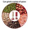 Rechargeable Peppercorns Grinder with Transparent Window Adjustable Coarseness Electric Spices Mill Kitchen Accessory