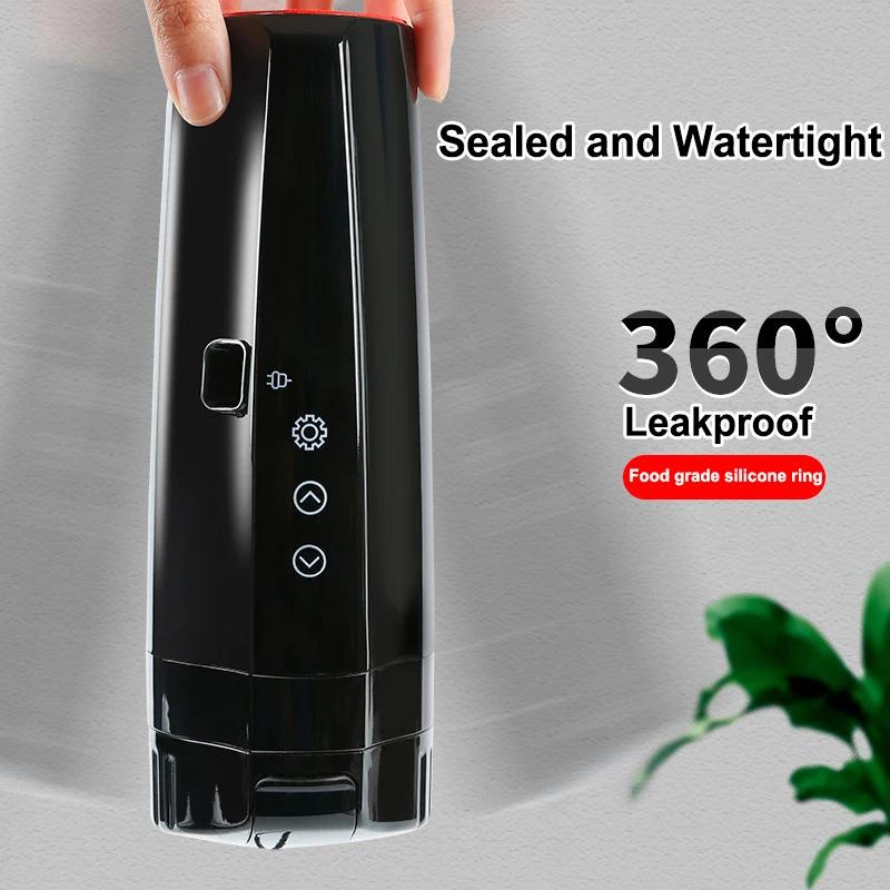 2 In 1 Car Household Electric Kettle Smart Electric Heating Thermos Cup Portable 12V 24V 220V Universal Electric Kettle