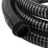 VidaXL Tuyau d'aspiration avec raccords en laiton noir 1,1" 3 m PVC 151054