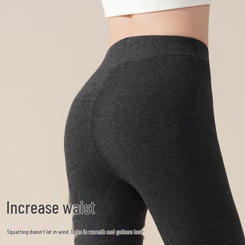 Audiffren Women's High-Waist Thickened Thermal Wool Leggings