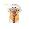 Summer Fun Men's T-Shirt Top 3D Printed Giraffe Animal T-Shirt O-Neck Oversized Shirt Men's Clothing