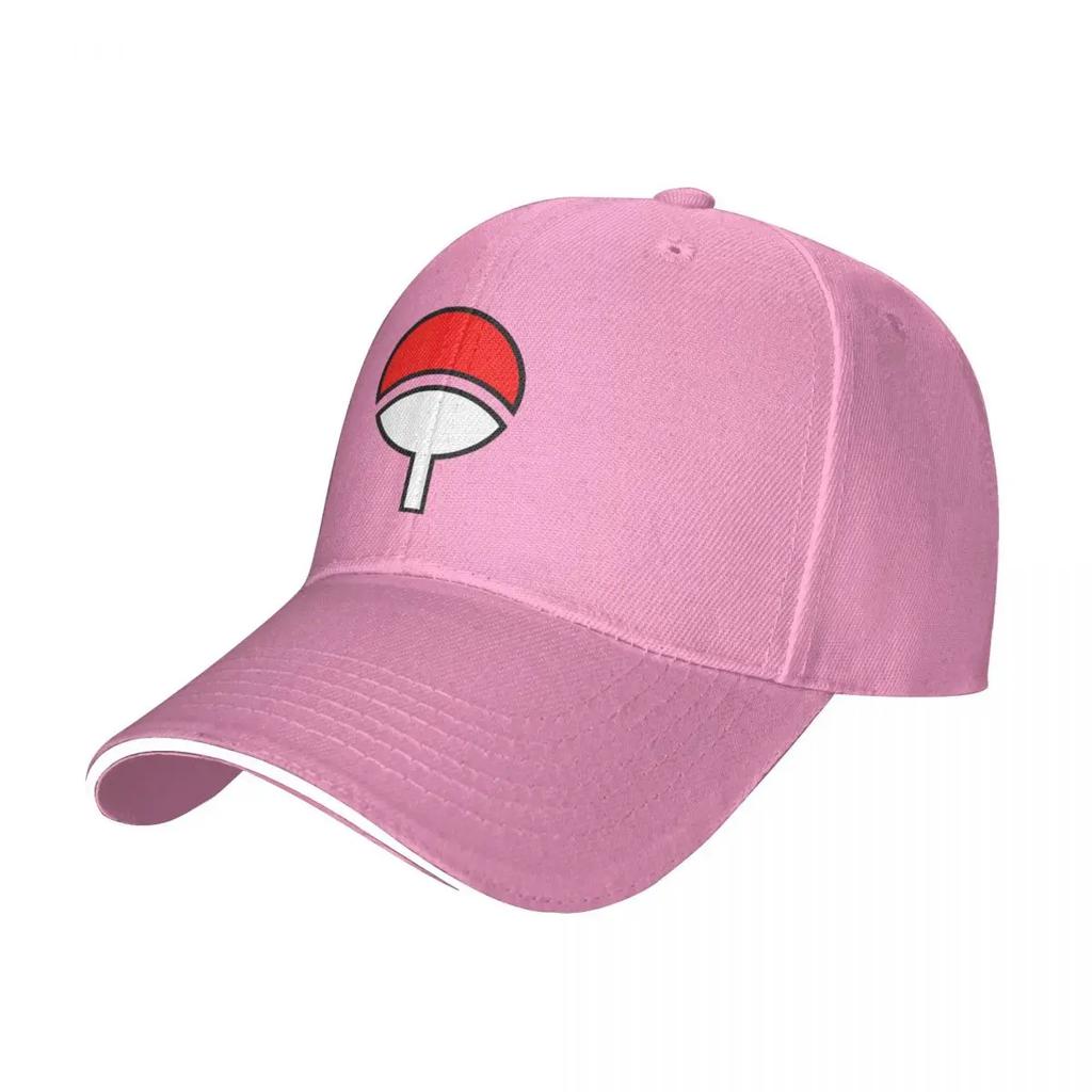 Lambang Uchiha Baseball Caps Vintage Japanese Unisexga Ninja Sandwich Hat Unisex Women Polyester Dad Hat Sport