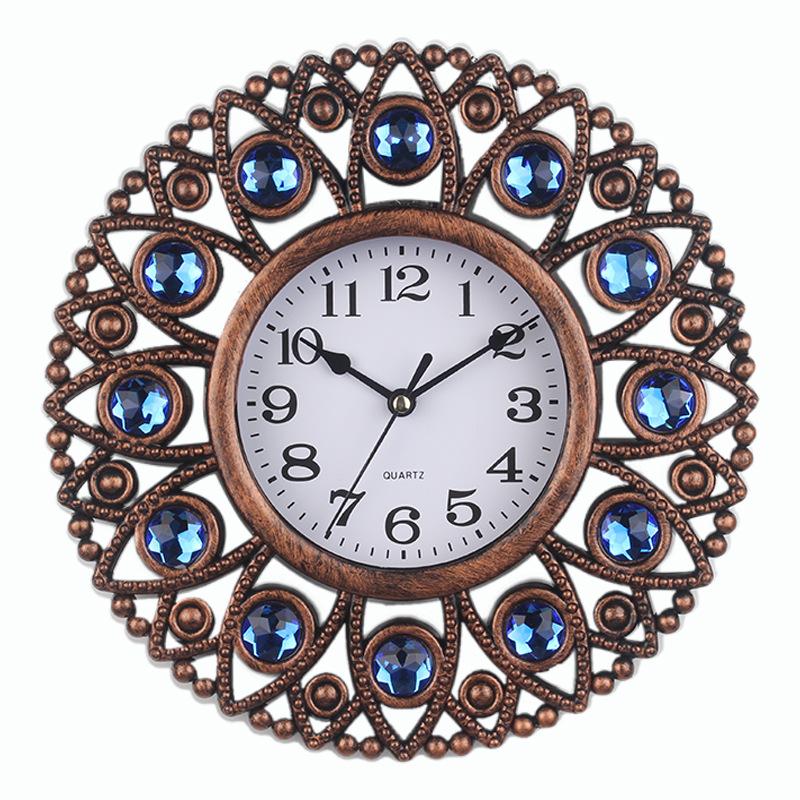 Clock Wall Clock Living Room Fashion Creative Clock Wall Watch Simple Wall Home Decoration Wall Hanging Electronic Quartz Clock