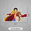 One Piece Anime Stickers: Luffy, Pirate Ship, Sanji Car Scratch Covers