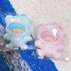 Sanrio Little Twin Stars Puff Poff Mascot Keychain Kiki Lala Plush FS JAPAN