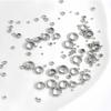 100pcs Stainless Steel Spacer Loose Beads 1.5mm 2mm 3mm 4mm 5mm 6mm 7mm Big Hole Bead for DIY Necklace Bracelet Jewelry Supplies