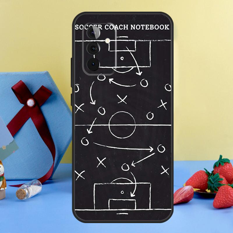 

Чехол с тактикой футбола для Samsung Galaxy A15 A17 A55 A35 A32 A52 A13 A33 A53 A14 A34 A54 A06 A16 A26 A36 A56 Samsung A52S 5G