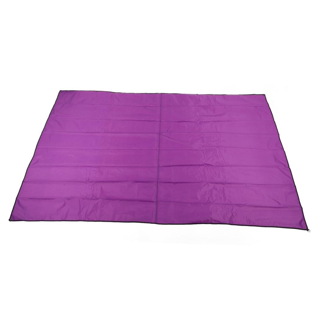 Sun Shade Sail UV Block Foldable Rectangular Awning Cloth for Courtyard Garden Swimming Pool Purple