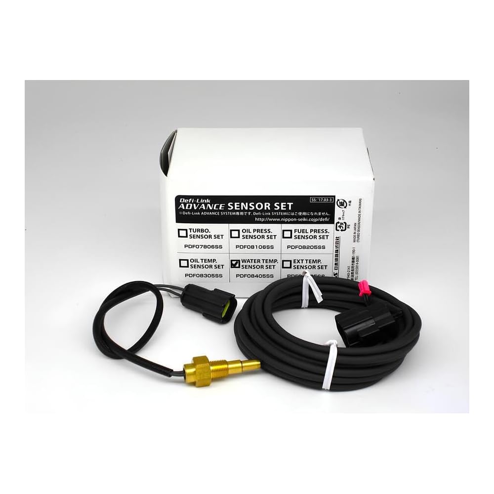 Defi PDF08405SS Water Temperature Sensor Set [ADVANCE Series/DIN Gauge Compatible]