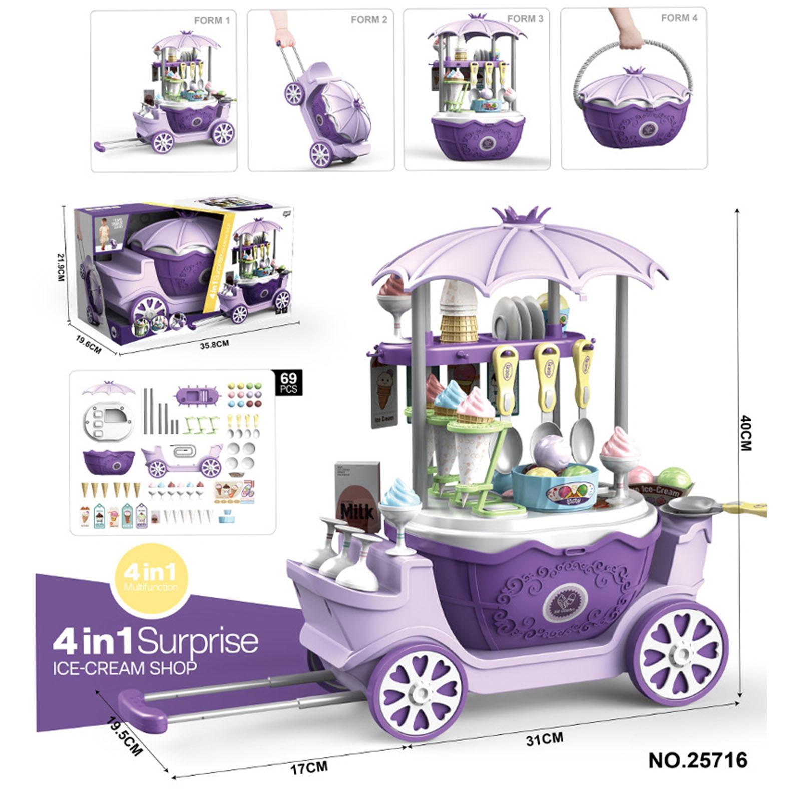 

Мини-игрушки для мороженого для детей - набор из 65 предметов