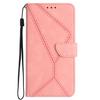 HT05 For Xiaomi Redmi 13C 4G/5G/13R 5G/Poco M6 5G/Poco C65 4G Leather Case Wallet Cover Imprinted Line