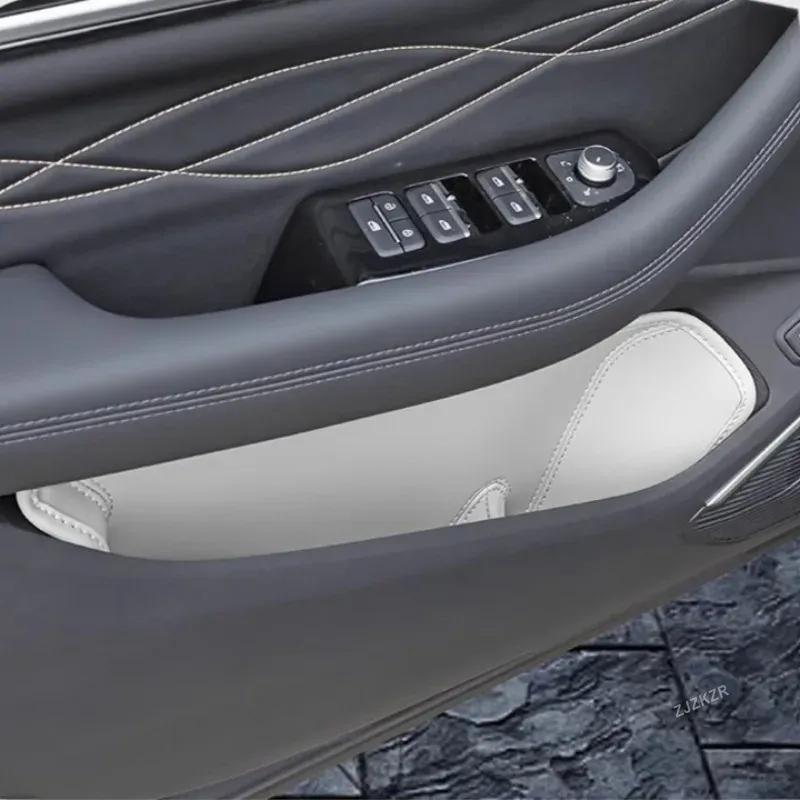 For Geely Monjaro Xingyue L -2025 Car Door Slot Organizer Box Leather Glove Box Storage Groove Pad Interior Accessories