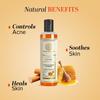 KHADI NATURAL Sandalwood Honey Face Wash Gentle Cleansing Hydrating Daily Skincare For Radiant Soft Skin 210 Ml
