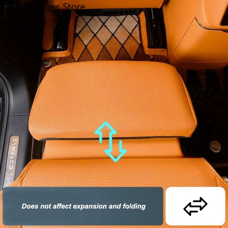 Middle‑Row Electric Leg Rest Cover For Lynk & Co 900 2025 2026 Second‑Seat Footrest Protective Pad Car Interior Accessories