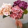 Artificial Hydrangea UV Resistant Fake Silk Flower Home Wedding Party Baby Shower Table Centerpiece Indoor Outdoor Faux Bloom Decoration