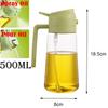2 In 1 Oil Sprayer Spray Sprayer Oil Dispenser Kitchen Spray Oil Bottle for Olive Oils Cooking Frying BBQ Camping Large Capacity