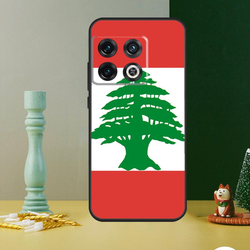 Lebanon Flag Phone Case For OnePlus 13 13R 12 12R 11 9 10 Pro 8T 9RT 10T 10R Nord 4 CE 2 3 Lite N20 N30