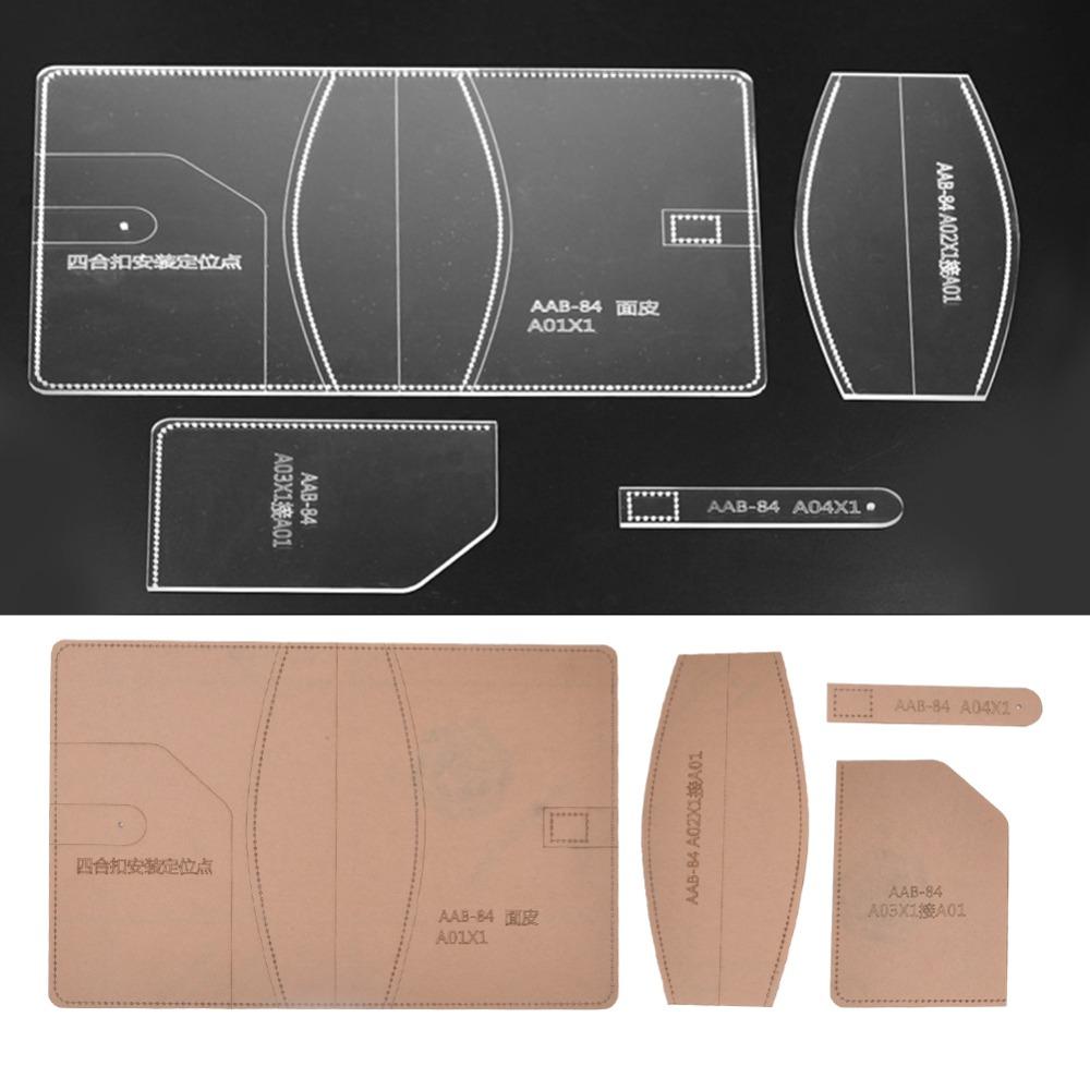 Sturdy Leather Template Transparent DIY Leather Tool Durable Leather Craft  Crafting Sessions