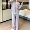 OEING Damen Gebürstetes Streifen Loungewear-Set