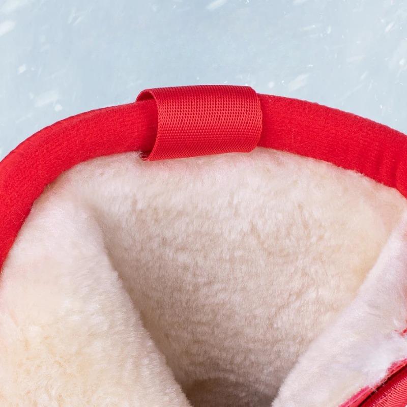 Women's Winter Snow Boots Plus Velvet Thickened Travel Warm Non-Slip Cotton Boots Mid-Tube Boots Cotton Shoes Casual Comfortable