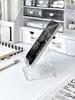 Acrylic Transparent Phone & Tablet Stand: Minimalist Student Dormitory & Office Desktop Holder.