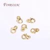 Trendy 7 Styles 18K Gold Plated Lobster Clasp Hooks Connector For Making Necklace Bracelet DIY Chain Jewelry Materials Wholesale