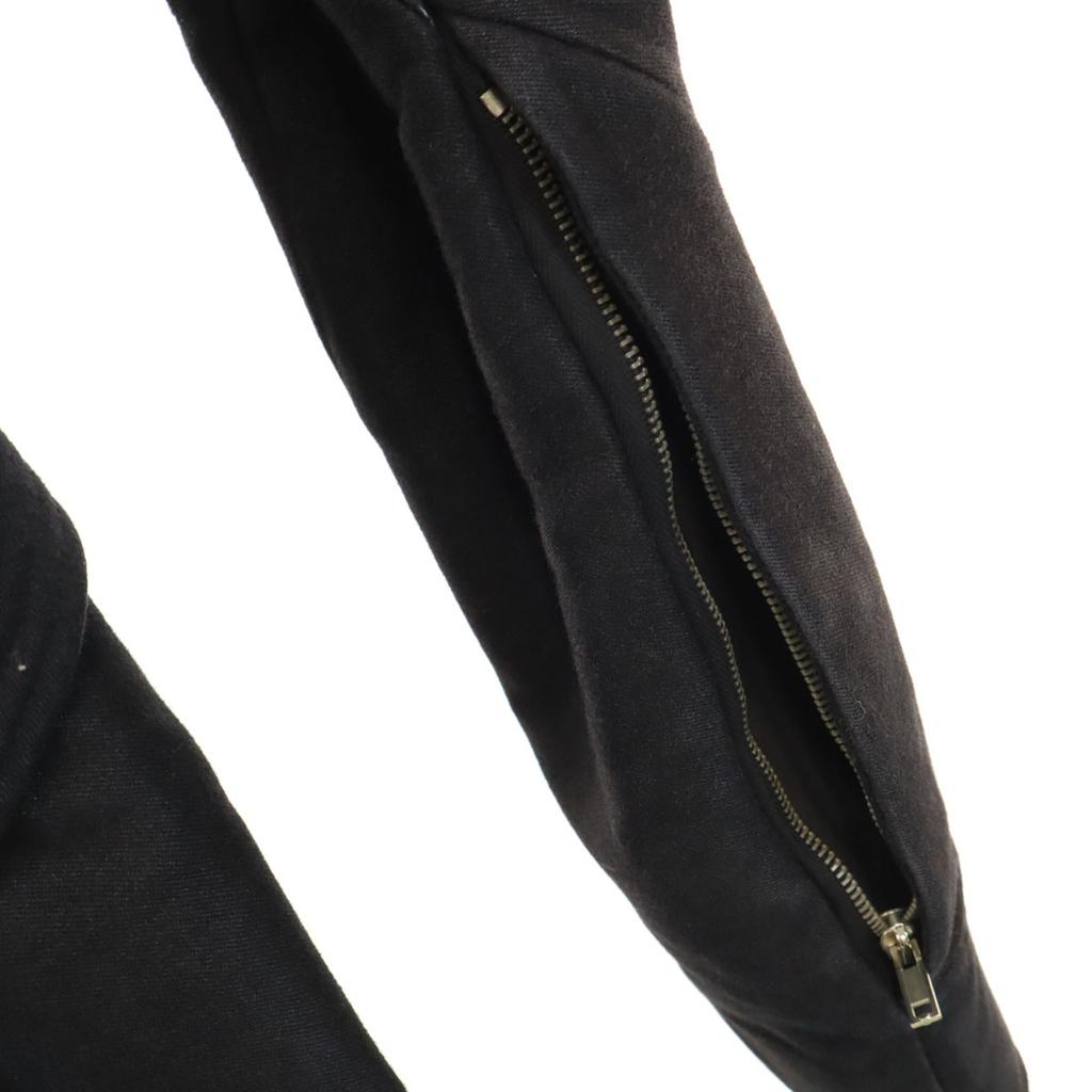 RICK OWENS Linen Blend, Made In Italy Coat S Black Men's Used