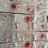 Halloween Blood-Stained White Silk Mesh Stockings for Party Decorations and Props