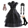 Girls Halloween Cosplay Costume Dress Movie Kids Gothic Dancing Vestidos Party Outfits Dress