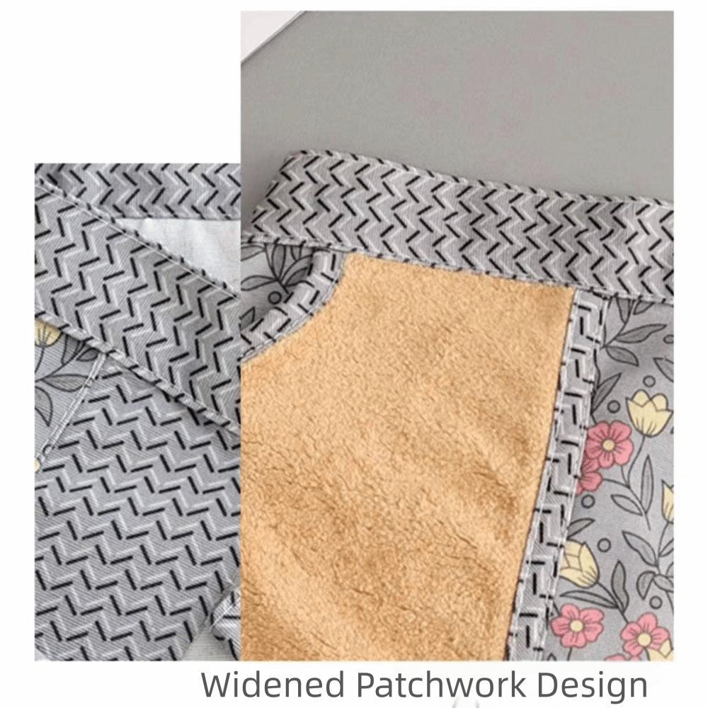 Anti-fouling Work Clothes Flower Cooking Half-waist Apron Fashion Half-length Apron  Cooking