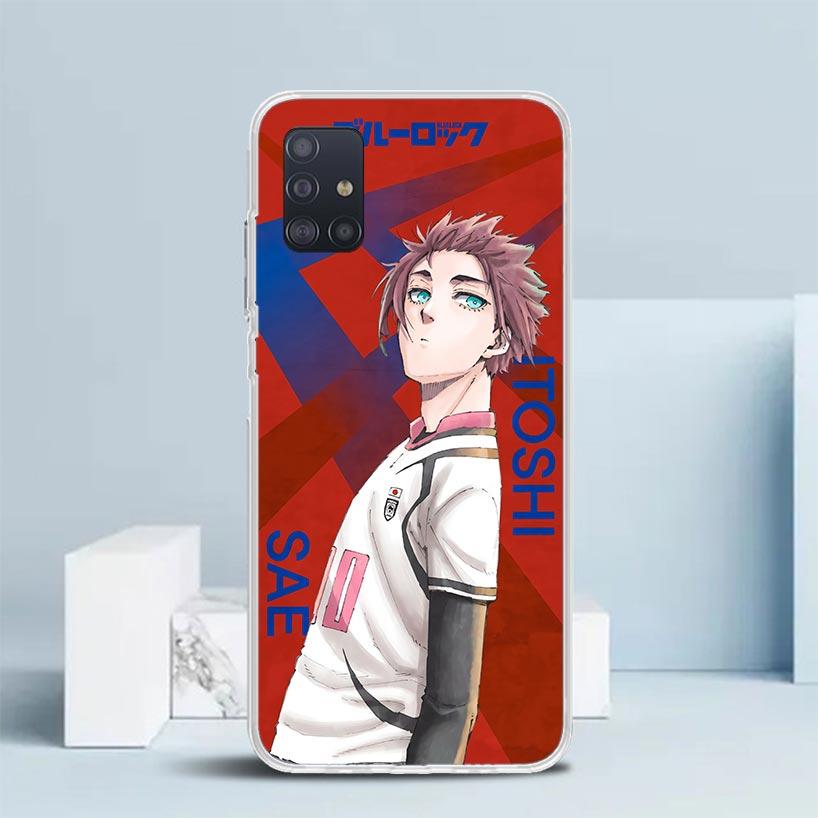 

Hot Anime Blue Lock Phone Case For Samsung Galaxy A52 A32 A22 A12 A51 A50S A30S A10S Note 20 Ultra 10 S10 Plus A31 A20 A71 A72 G Samsung Note 20