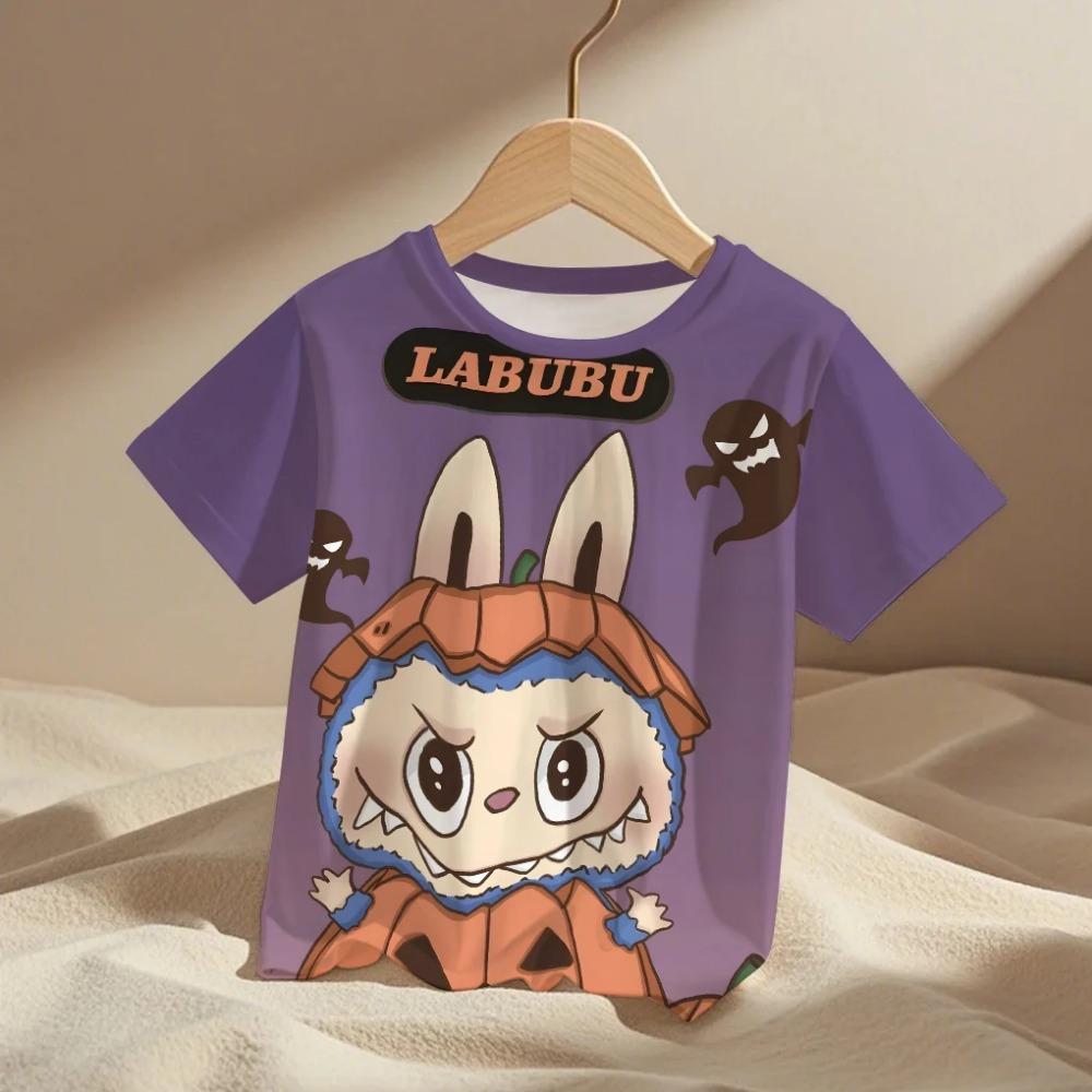 Funny Cartoon Cool Cute 3D Kids Boys Clothes Short Sleeve Casual Streetwear Girl Fashion