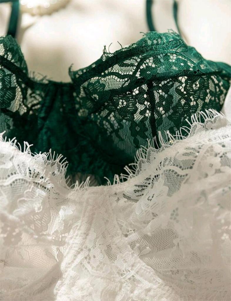 2025 Bestseller: Sexy Lace Trim Lingerie Set for Europe & America