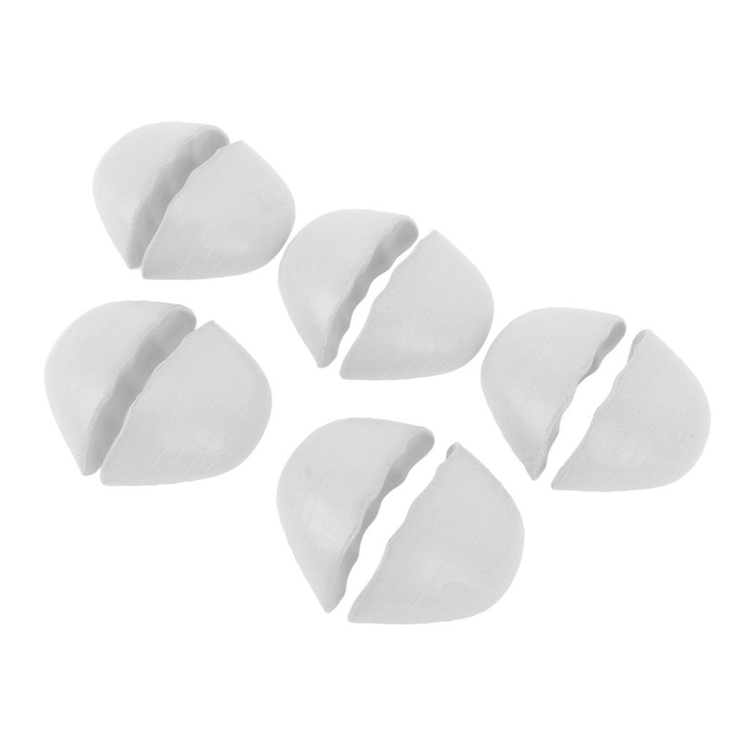 5 Pairs Runde Schuh Füller Einsatz PU Schaum Dicke Weiche Zehen Kissen Füllstoffe Halbe Größe Schuh Füller für