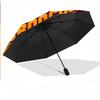 Brisbane Broncos Print Auto 8?Ribs Folding Umbrella Wind Resistant Lightweight Automatic Umbrella For Daily Travel