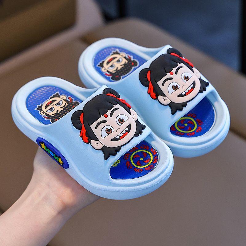 

Slippers - New Style Boys Anti-slip Indoor Cartoon Girls Shoes 38-39 сірий колір