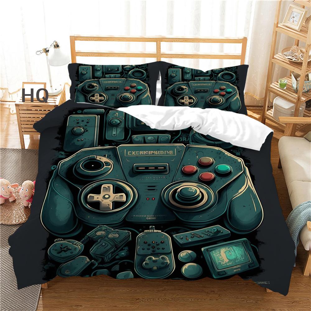 Trösterbezug-Set für Teenager, 3D-Spielekonsolen-Druck, Heimtextilien aus hochwertigem Polyester